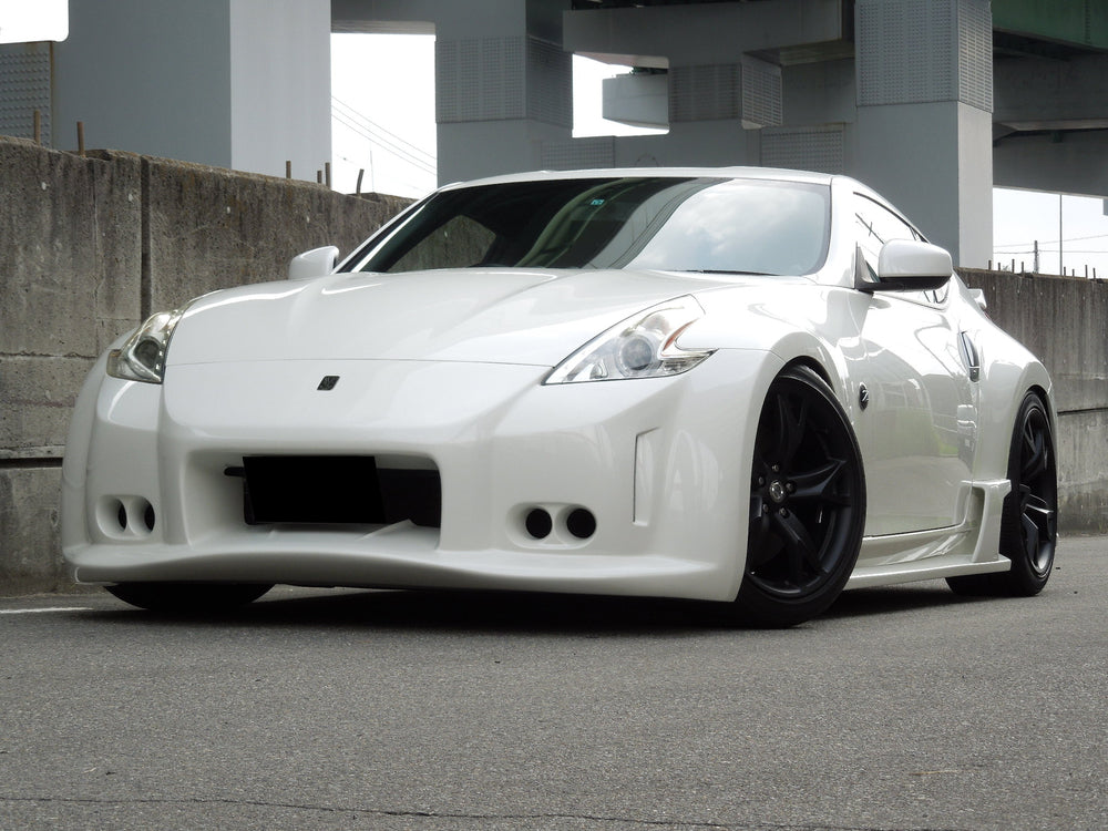 VeilSide Nissan 370z Z34 Ver.III MODEL Front Bumper Spoiler (FRP)