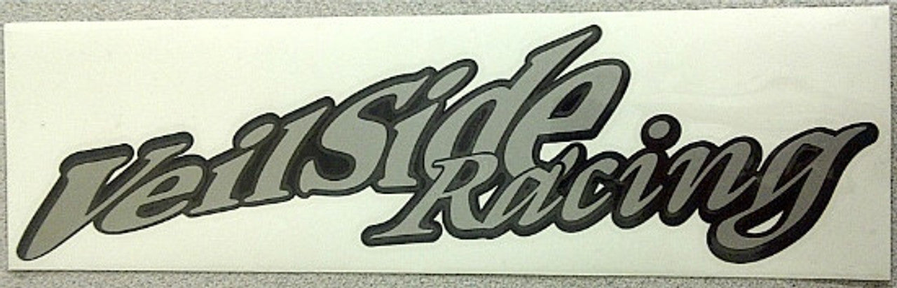 VeilSide Racing Sticker - M:90×320㎜ - Silver