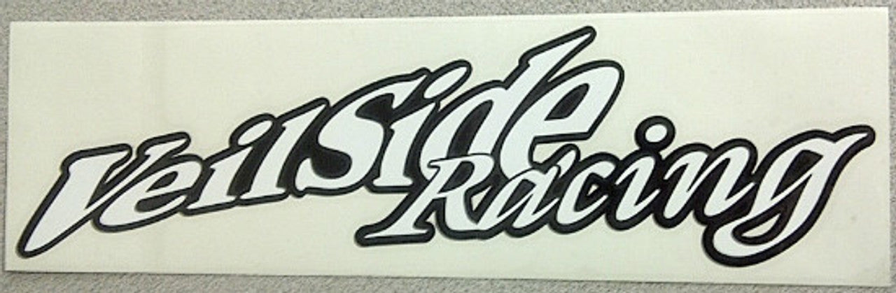 VeilSide Racing Sticker - M:90×320㎜ - White