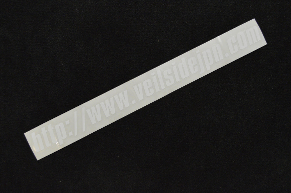 VeilSide http://veilsidejpn.com URL Sticker - 38×420㎜ - White