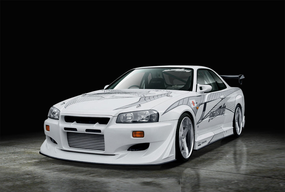 VeilSide Nissan R34 GT-R BNR34 VS-GT MODEL Front Bumper Spoiler