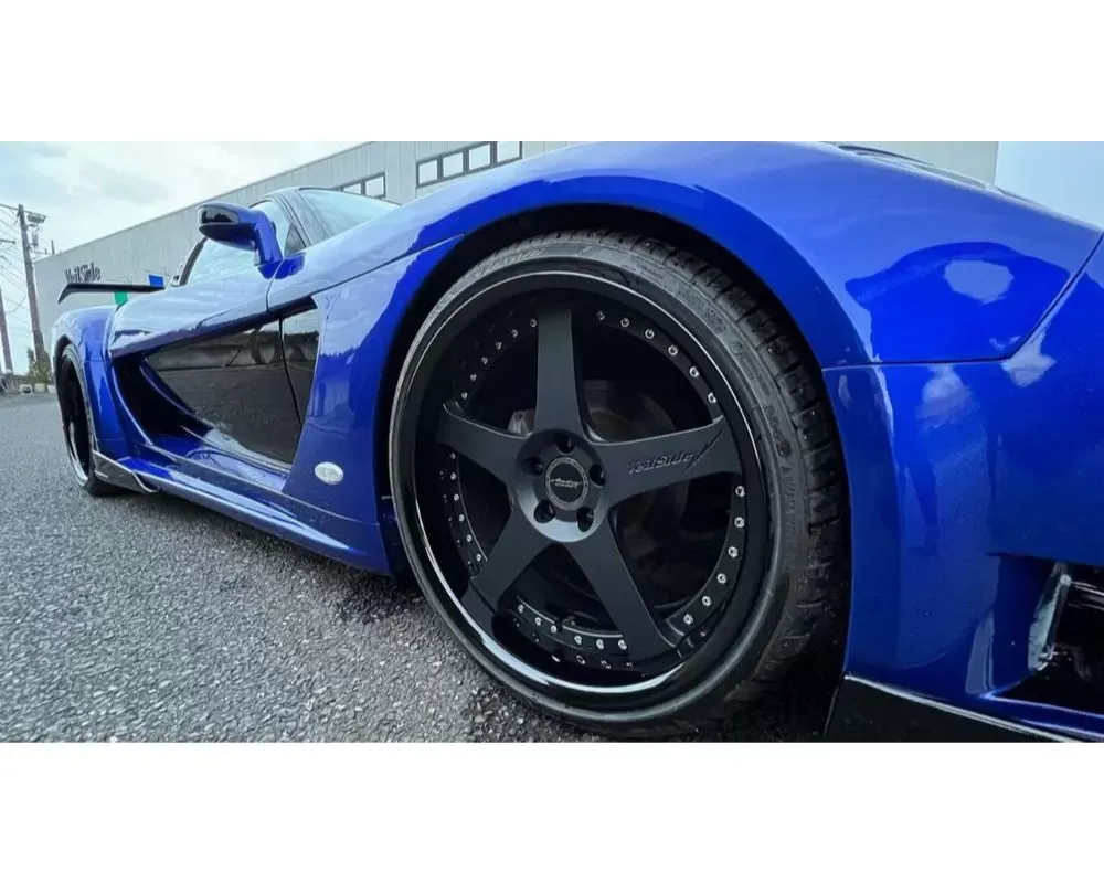 VeilSide Tokyo Drift Andrew Racing Forged Evolution V Matte Black Wheel Mazda RX-7 1993-1998