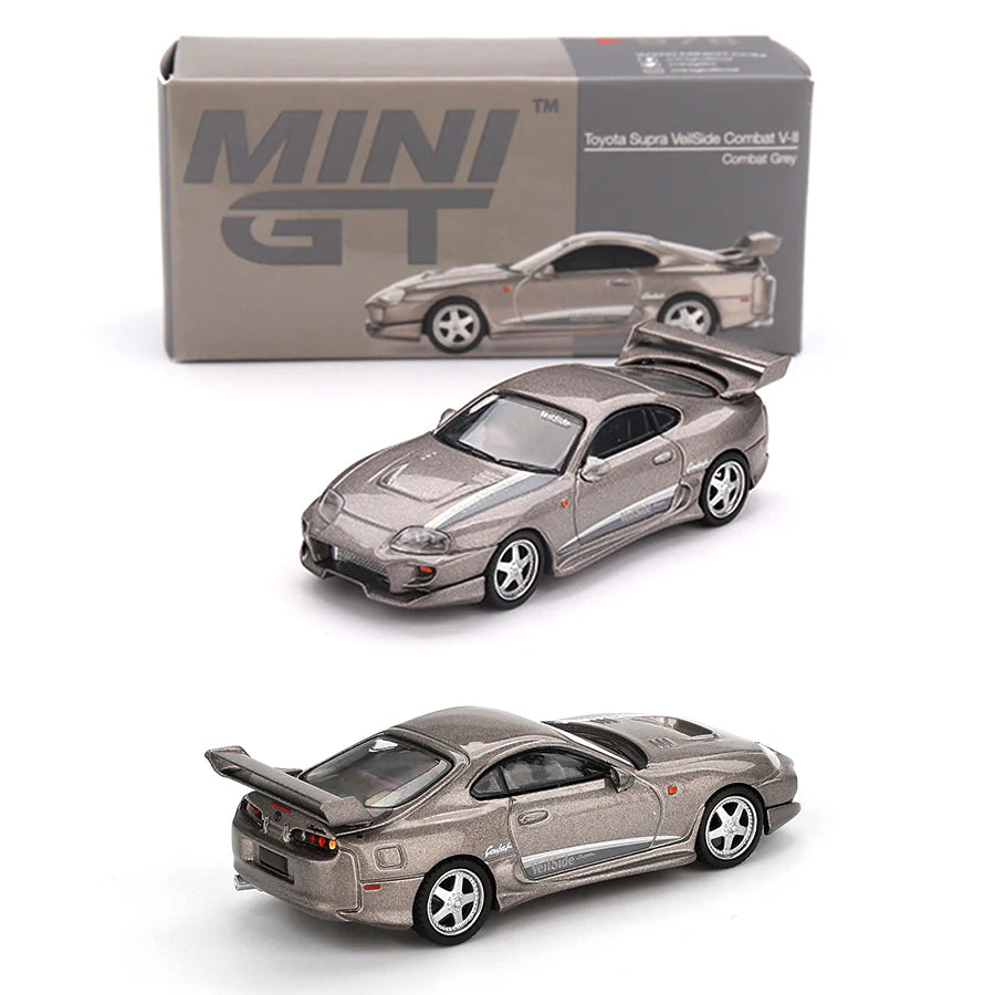 Mini GT Toyota Supra VeilSide Combat V-II Combat Grey (978) (1:64)