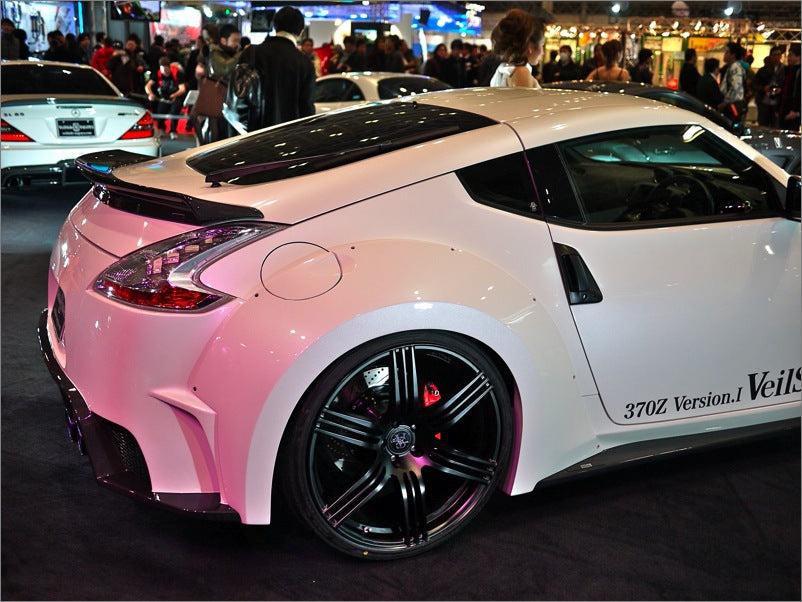 VeilSide NISSAN 370z Z34 Ver.I MODEL Rear Bumper Spoiler (FRP & CARBON)