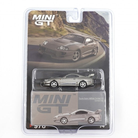 Mini GT Toyota Supra VeilSide Combat V-II Combat Grey (978) (1:64)