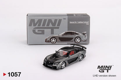 Mini GT Mazda RX-7 VeilSide Fortune7 Grey (1057) (1:64 Scale)