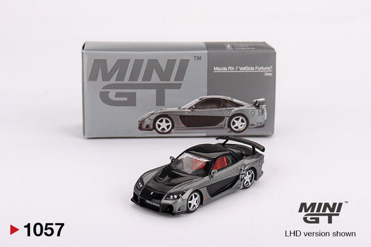 Mini GT Mazda RX-7 VeilSide Fortune7 Grey (1057) (1:64 Scale)