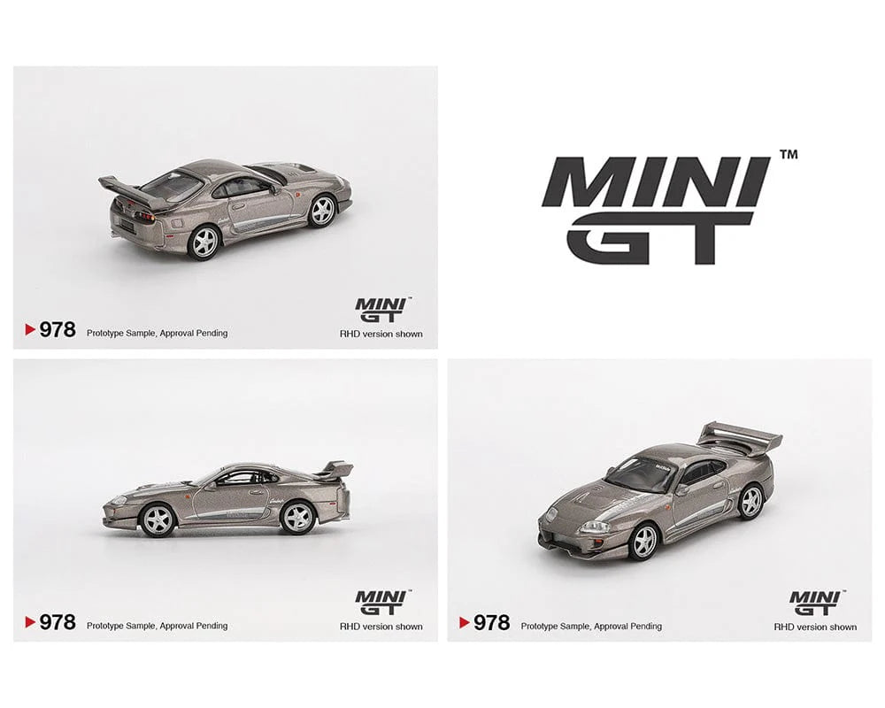 Mini GT Toyota Supra VeilSide Combat V-II Combat Grey (978) (1:64)