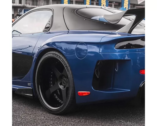 VeilSide Tokyo Drift Andrew Racing Forged Evolution V Matte Black Wheel Mazda RX-7 1993-1998