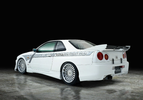 Gt R R34 Rear Design VeilSide Japan Nissan R34 GT-R BNR34 STREET DRAG Rear bumper - FRP ...
