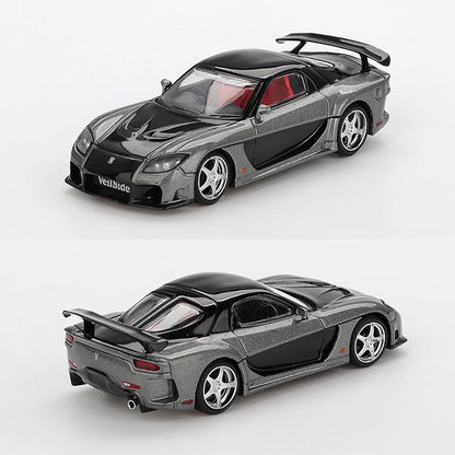 Mini GT Mazda RX-7 VeilSide Fortune7 Grey (1057) (1:64 Scale)