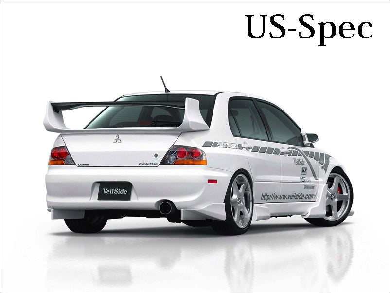 VeilSide Mitsubishi LANCER EVO Ⅷ CT9A Ver.I MODEL Rear Under Spoiler (CARBON) [ US-Spec ]